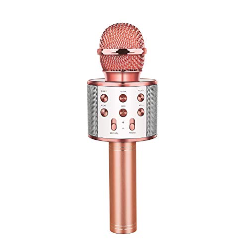 Microfono Karaoke, Microfono Niña Juguetes Niños 4-12 Años Juguetes para Niños de 4-12 Años Niñas Interesante Regalos Microfono Inalambrico
