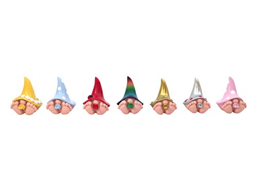 Miniature Baby Gnomes 7 Pack Collection - The Adorable Baby Gnomes para el jardín de las hadas que las hadas del jardín AMAN