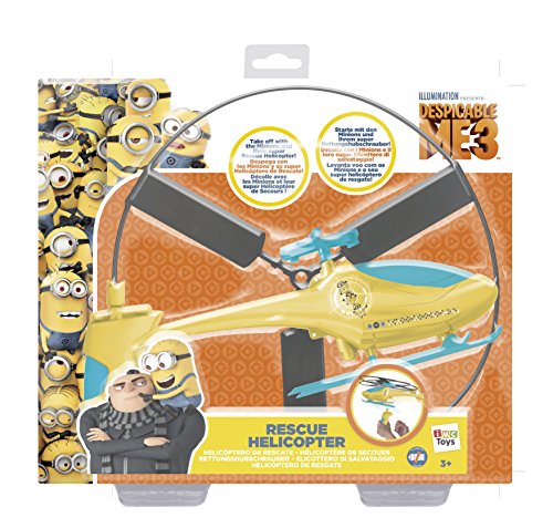 Minions- Despicable Helicóptero Rescate con Lanzador (Propio 375185) (IMC Toys
