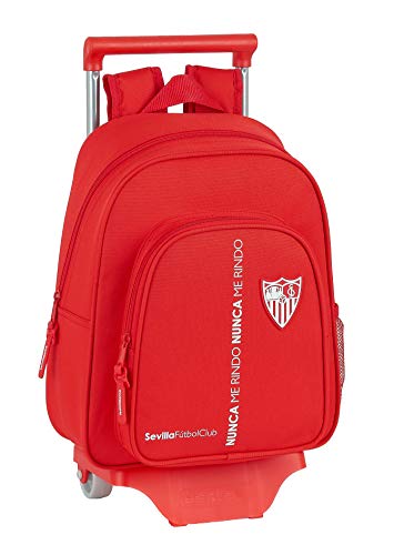 Mochila Safta Infantil de Sevilla FC Corporativa con Carro Safta 705, 280x100x340mm