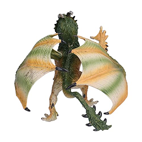 Modelo de dragón antiguo de plástico, figuras de dragón volador de plástico, juguete de dragón de plástico para niños, 9,3 x 5,2 pulgadas