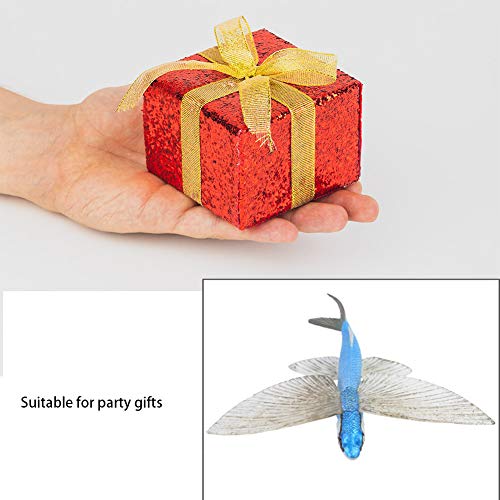 Modelo de pez oceánico, pez volador, producción exquisita, material plástico, figura de pez volador, juguete para decorar