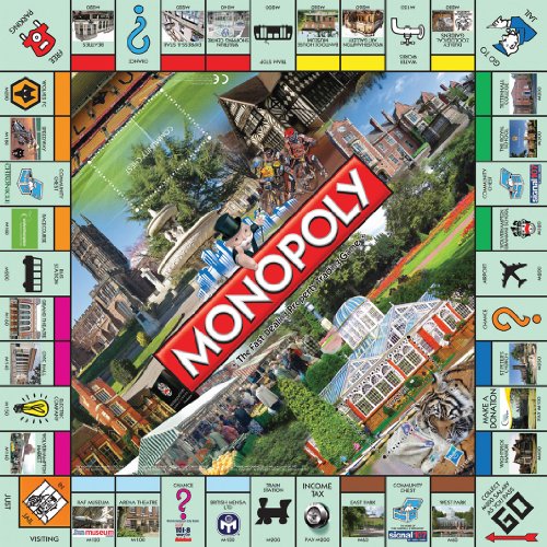 Monopoly - Locomotora para modelismo ferroviario, de 2 a 6 Jugadores (Winning Moves 21203) (versión en inglés)