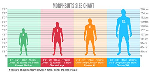 Morphsuits - Disfraz de segunda piel (pegado al cuerpo) , talla L (MSBLL)