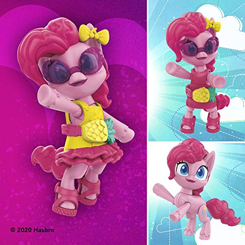 My Little Pony Smashin’ Fashion Party 2-Pack -- 30 Pieces, Pinkie Pie and DJ Pon-3 Poseable Figures and Surprise Fashion Toy Accessories