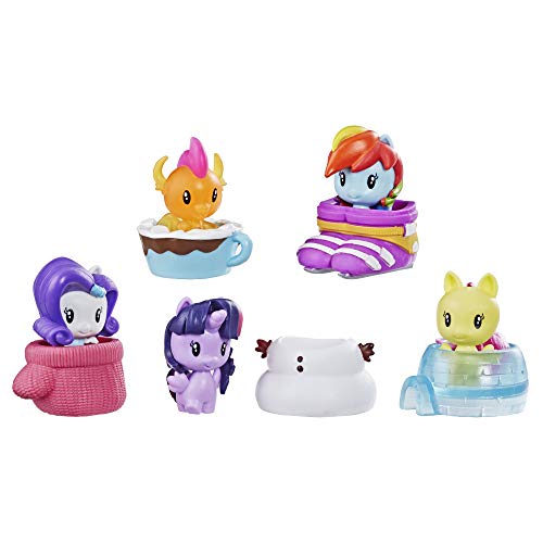 My Little Pony Toy Cutie Mark Crew Series 4 Surprise Pack: Snow Day Collectible 5 Pack with 2 Mystery Figures, Kids Ages 4 & Up