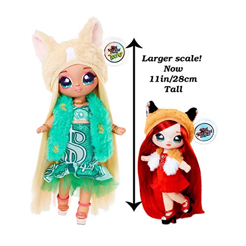 Na! Na! Na! Surprise moda CARMEN LINDA-Muñeca grande y suave para coleccionar con ropa y accesorios de lujo-Teens Serie 1-Edad: para niños a partir de 5 años, multicolor (L.O.L. Surprise 573883)