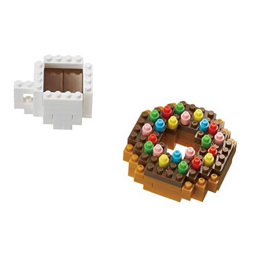 nanoblock NBC246 Donut and Coffee Juguete, multicolor (Kawada NBC244) , color/modelo surtido