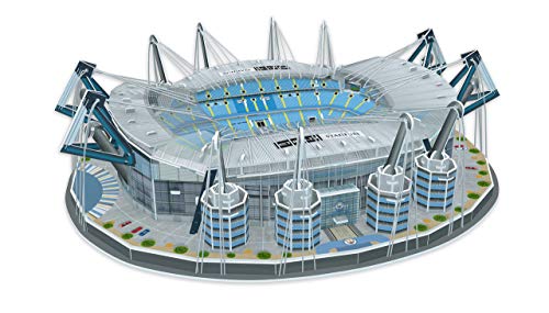 Nanostad, Puzzle 3D Estadio Etihad Original de Manchester City (3885), Multicolor