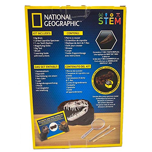 NATIONAL GEOGRAPHIC Kit de excavación de Dinosaurios, Color (JM80215)