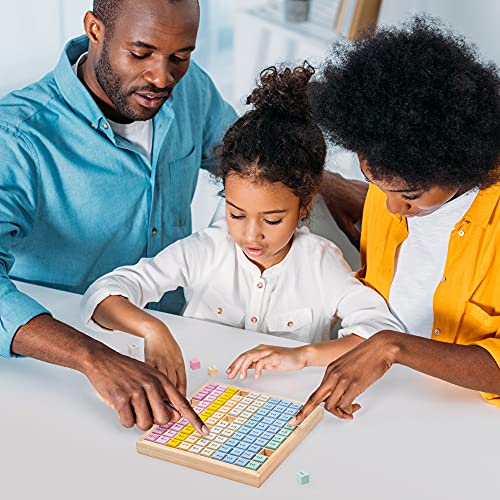 Navaris Tabla de sumas para niños - Juego de aprendizaje de tablas para sumar para niños de primaria +3 años - Juguete montessori de matemáticas