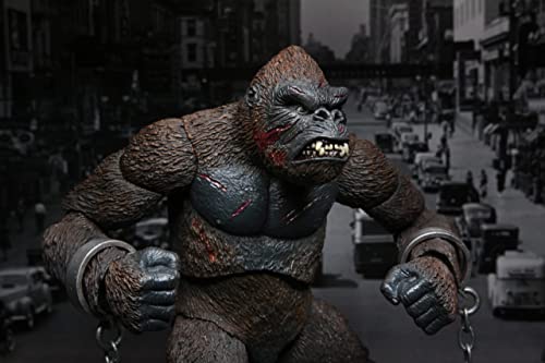 NECA- King Kong: Concrete Jungle Figura de acción, Multicolor, único (42746)
