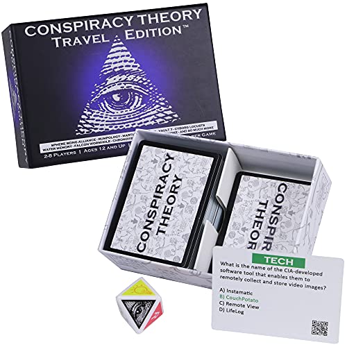 Neddy Games Juego de Mesa Conspiracy Theory Trivia - Paquete de expansión Travel Edition
