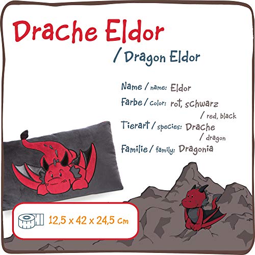 NICI Cojín Rectangular dragón Eldor 43x25cm, 46728