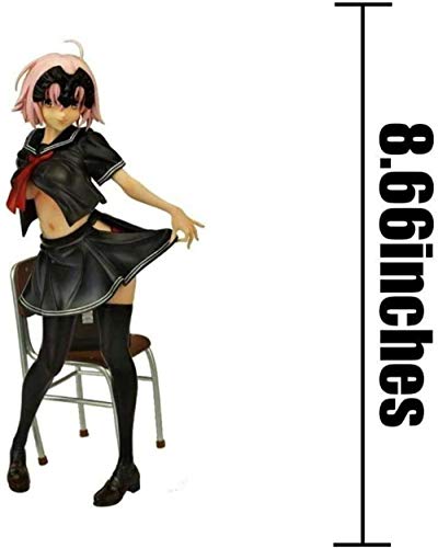 No Destino/Orden a Granel: Uniforme Negro Jeanne D ARC Action Exquisite sobre 8 66 Pulgadas Anime Fans Figura de Regalo Escultura Decoración de Juguete
