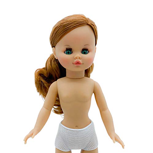 Nueva muñeca Sintra 2021 Desnuda de 40 cm edición Limitada 100% Vinilo. Fabricada en España por Folk Artesanía. Similar Nancy Famosa (Rubia Ojos Azules)