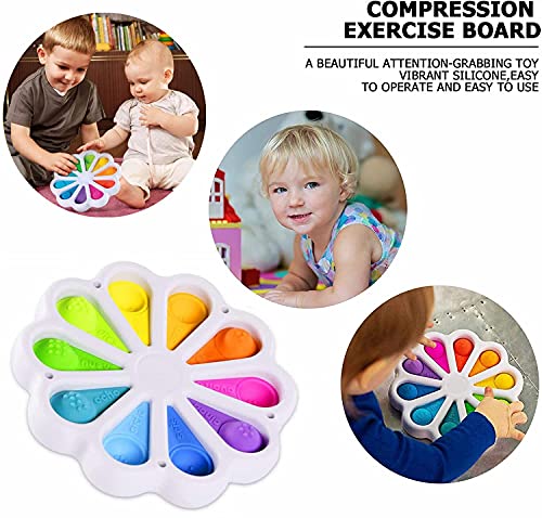 OBEST Fidget Toy, Use Materiales de Calidad Alimentaria para Aliviar la Ansiedad, Una Variedad de Placas de Presión para Los Dedos de Color (15 cm)