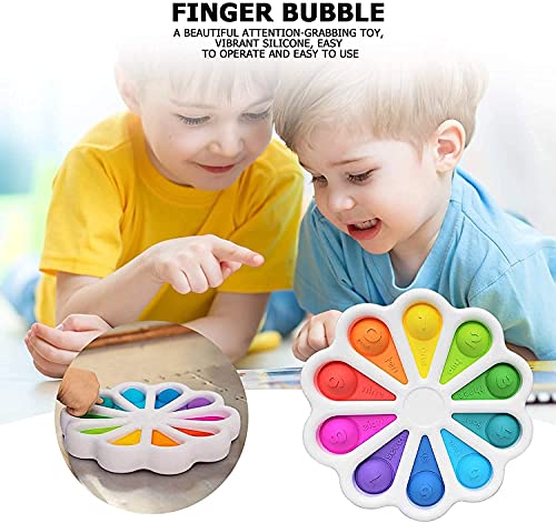 OBEST Fidget Toy, Use Materiales de Calidad Alimentaria para Aliviar la Ansiedad, Una Variedad de Placas de Presión para Los Dedos de Color (15 cm)