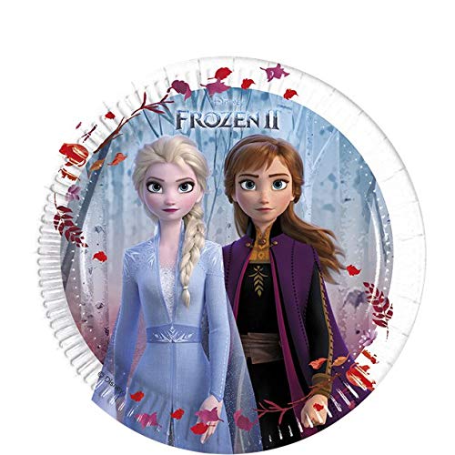 ocballoons Kit Fiesta cumpleaños Frozen II 2 24 Personas, (OC Balloons 1)