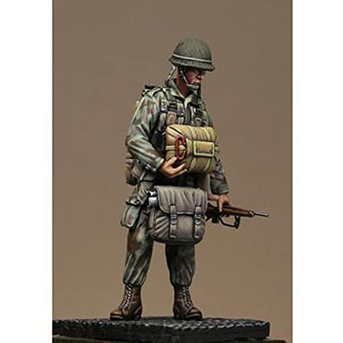 PANGCHENG 1/24, 1er BPC Dien Bien-PHU 1954, Contiene 2 encabezados, Figura de Modelo de Resina Soldier GK, Kit sin Montar y sin Pintar