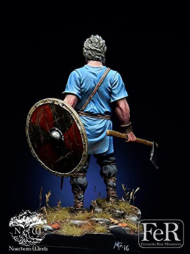 PANGCHENG 1/32 Kit de Resina Figura GK Viking Raider, Irlanda, 795 Temas históricos y humanísticos Sin Recubrimiento Sin Color