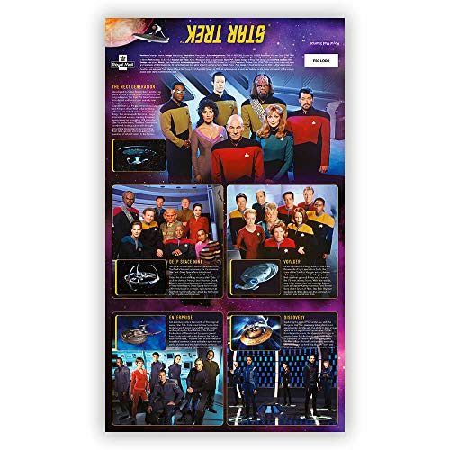 Paquete de presentación de sellos Star Trek Afixed, APR483