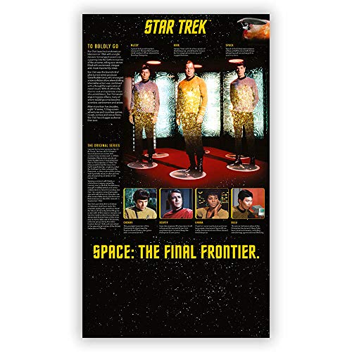 Paquete de presentación de sellos Star Trek Afixed, APR483