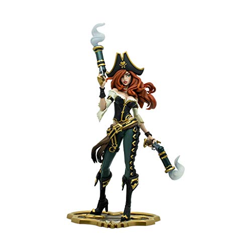 para Liga de Legends Game Figuras, LOL Series Sculpture The Bounty Hunter/Miss Fortune Fortune, Modelos de Resina exquisitos y Frescos, Colecciones Estatua de Escritorio o gabinetes d