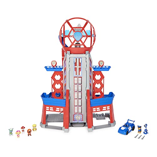 PAW PATROL Movie Ultimate City Torre de Patrulla transformadora de 91 cm de Altura, con 6 Figuras de acción coleccionables, Coche de Juguete, Luces y Sonidos, Juguetes para niños a Partir de 3 años