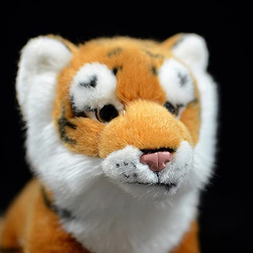 Peluches Lindo Tigre de Bengala Juguete de Peluche Vida Real Amarillo Panthera Tigris Tigris muñeca Suave Realista Animal Relleno simulación niños Regalo Modelo