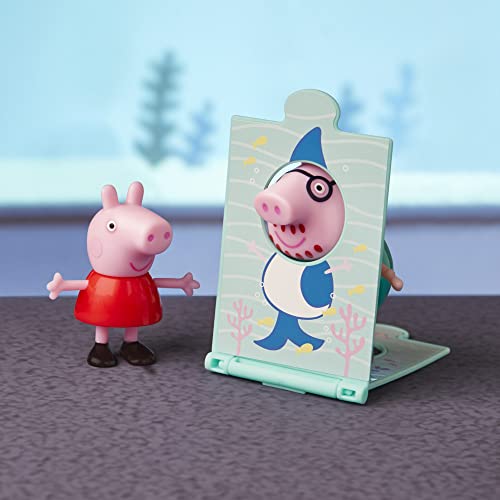 Peppa Pig - Peppa's Adventures - Peppa en el Acuario - Juguete Preescolar: 4 Figuras y 4 Accesorios - A Partir de 3 años (F44115X0)