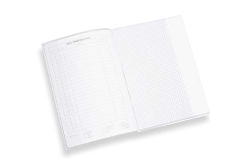 perfect line 25 Cubiertas transparentes para cuadernos A4 (espesor del material 0,09 mm), flexible y lavable, cubierta para cuadernos con encuadernación, funda protectora plastico forro de escuela
