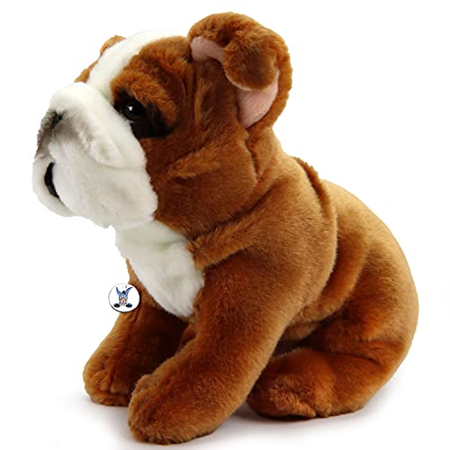 Perro de peluche con diseño de bulldog inglés