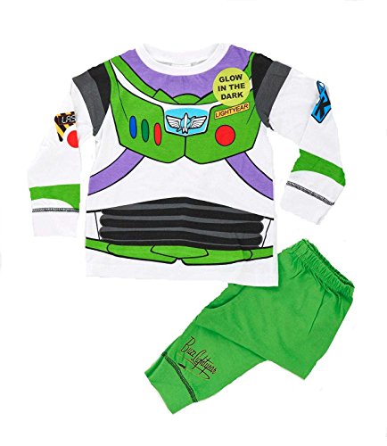 Pijama y disfraz de Buzz Lightyear, para niños de 2 a 3 años blanco Buzz Lightyear 4-5 años