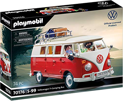 Playmobil 70176 Volkswagen T1 Camping Bus, para Niños A Partir De 5 Años + Back To The Future 70317 Delorean, A Partir De 5 Años