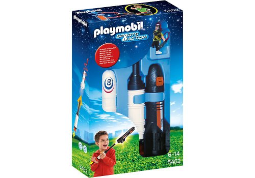 Playmobil Aire Libre - Banco con Caja Fuerte, Juguete Educativo, 40 x 12,5 x 30 cm, (5452)
