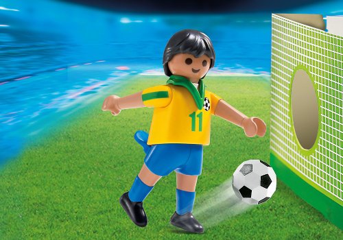 Playmobil Fútbol - Sports & Action Jugador Brasil Juguetes y Juegos (Playmobil 4799)