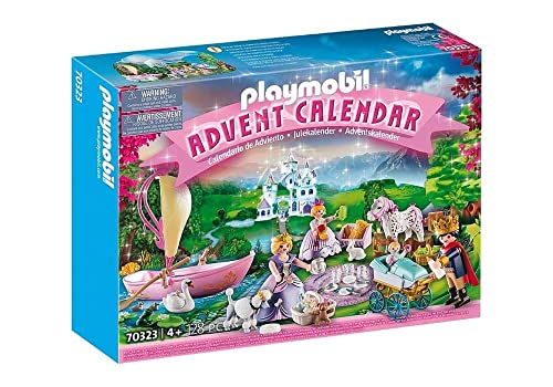 PLAYMOBIL Princess Calendario de Adviento Pícnic Real, A partir de 4 años (70323)