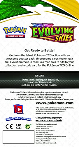 Pokemon-Sword & Shield 7 Evolving Skies: Premium Blister, 3. Special Booster POK80885D12