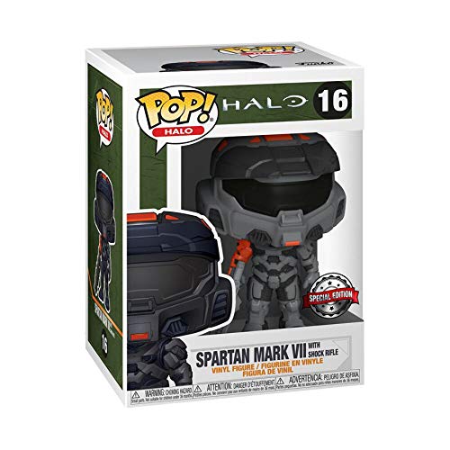 POP! Halo 16 Spartan Mark VII with Shock Rifle Sticker Special Edition