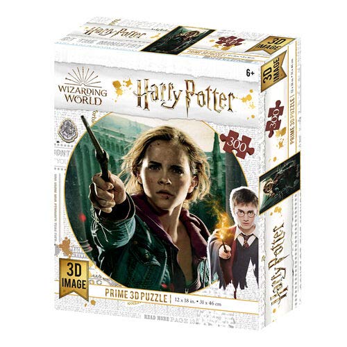 Prime 3D-Redstring-Puzzle lenticular Harry Potter Hermione Granger Batalla 300 piezas (Efecto 3D)