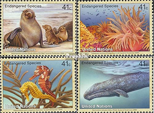 Prophila Collection Naciones Unidas - Nuevo York 1079-1082 (Completa.edición.) 2008 Fauna Marina (Sellos para los coleccionistas) Los Animales acuáticos