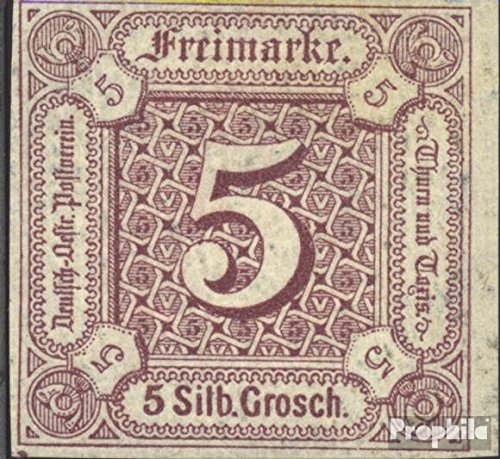 Prophila Collection Thurn y Taxis 18 1864 cifra (Sellos para los coleccionistas)