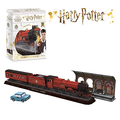 Puzzle 3D Harry Potter - Tren Expreso de Hogwarts, Puzzles 3D, Maquetas para Construir Adultos, Regalos Divertidos, Regalo para Niños, Decoracion Habitacion, 180 Piezas