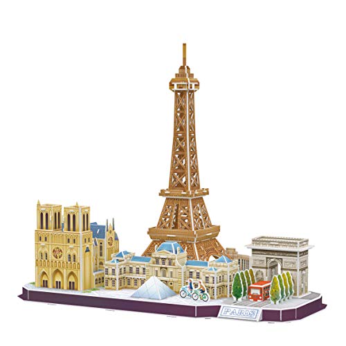 Puzzle 3D - Puzzles 3D para Adultos Y Niños, Maquetas para Montar, Rompecabezas 3D (Paris)