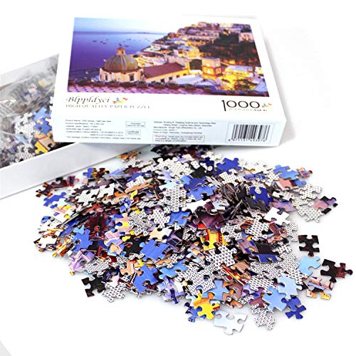 Puzzle Adultos 1000 Piezas_Emperador Jade_Gradiente Difícil y Desafiante Juguete _Educativo para Aliviar el Estrés para Adultos Niños _50x75cm(19.7x29.52 in)