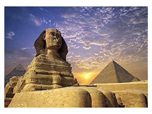 PUZZLE CON 30 PIEZAS ESFINGE EGIPTO GIZA PIRAMIDES rompecabezas educativo puzle