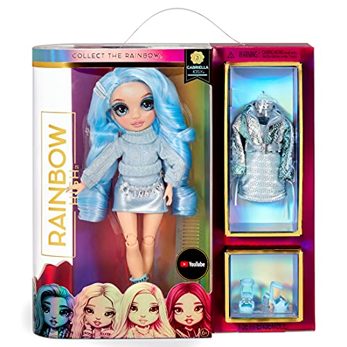 Rainbow High Muñeca de Moda Gabrielle ICELY - Juguete Coleccionable para niños - con 2 Prendas Mix & Match y Accesorios para muñecas - Gran Regalo - Edad: 6-12 años - Hielo (Azul)