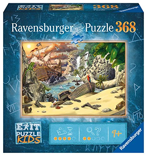 Ravensburger Exit Kids 12954-Puzzle de Aventura Pirata (368 Piezas, para niños a Partir de 9 años), Multicolor (12954)