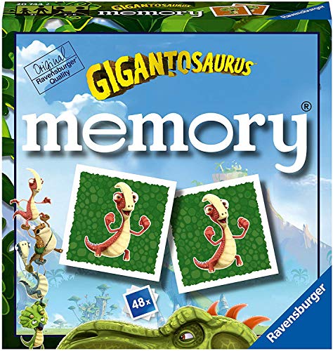 Ravensburger Gigantosaurus Mini Memory Game - Juego de Pares a Juego para niños a Partir de 3 años